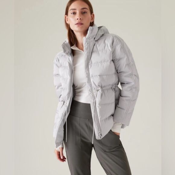 Athleta Pursuit Sateen Down Puffer - Picture 1 of 7